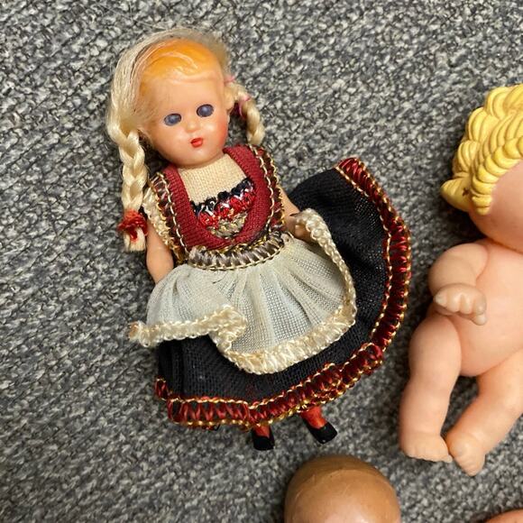 Mini Doll Lot Kewpie Baby Impkins Cabbage Patch Dutch Turtle Mark Schildkrot 5 - Picture 2 of 11